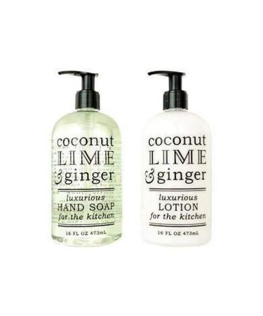 Greenwich Bay Trading Company Kitchen Collection: Coconut Lime & Ginger (Hand Soap & Lotion)