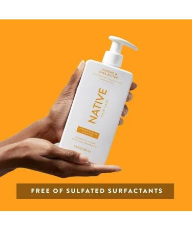 Buy Native Strengthening Shampoo - Almond & Shea Butter Sulfate & Paraben Free 16.5 oz | International Shipping Available - Buy Online on SooperMarket.com