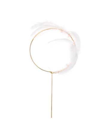 Angoily Cake Picks Cupcake Topper Cake Decoration Cake Pick Party Supplies White Paper Cup Pearl