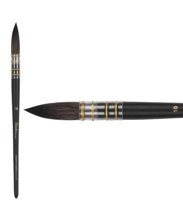 Creative Mark Danube Professional Watercolor Quill Brushes - Kazan Squirrel and Synthetic Hair Watercolor Brushes for Painting - Size # 10