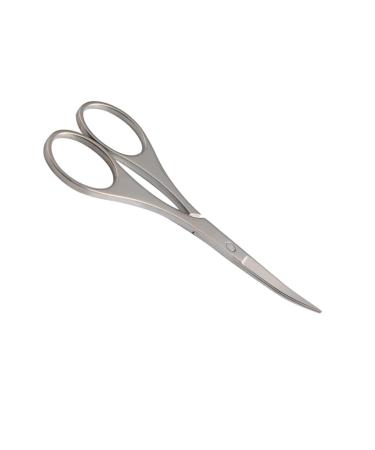 Balacoo 1pc Vibrissa Scissors Stainless Steel Nose Hair Trimmer Nose Hair Eyebrow Trimmer Household Hair Scissors Medium Silver N8013097Z9E