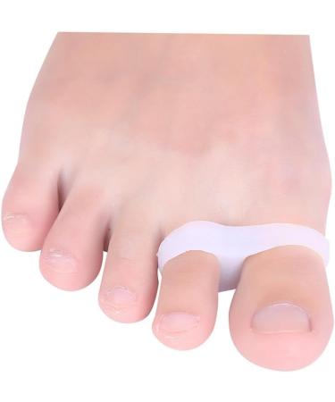 2Pcs Silicone Toe Separator: Correct Overlapping Toes, Relieve Pressure, Bunion Corrector with Spacers, Arch Support & Gel Cushion Inserts - Buy Online on SooperMarket.com
