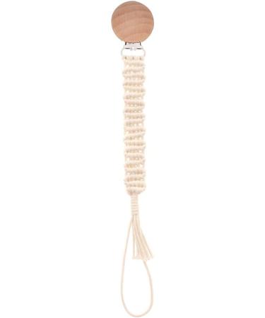 WT-DDJJK Baby Pacifier Chain Clip | Woven Cotton Rope Nipple Soother Holder - International Shipping - Buy Online on SooperMarket.com