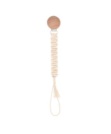 WT-DDJJK Pacifier Chain Baby Pacifier Clip Woven Cotton Rope Pacifier Chain Nipple Soother Dummy Holder
