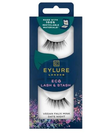 Eylure Eco Lash & Stash False Eyelashes Vegan Faux Mink- Date Night