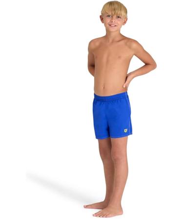 ARENA Boys Bywayx Youth R Swim Trunks 152 - Neon Blue & Soft Green | Best Swimwear for Kids - Buy Online on SooperMarket.com