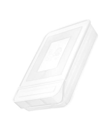 OSALADI 1pc box Capacity Multifunctional Holder Kitchen White Egg Plastic Refrigerator Tray Stackable Home White 31.5x22cm