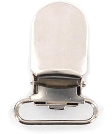 Vklopdsh 20x Silver Suspenders for Hairpins & Straps 20mm Adjustable Hook Accessories for Women - Buy Online on SooperMarket.com