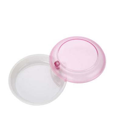 Dnom dose orthodontic holder suitcase for storing or cleaning dentures portable rotating tooth storage box tooth correction Halterbox sweet pink