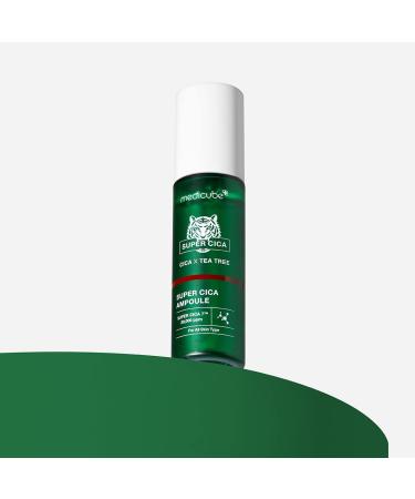 Medicube Super Cica Ampoule | 61.5% Centella Asiatica Extract for Damaged Skin | Instant Soothing & Calming | Korean Skincare (1.35fl.oz.) - Shop Now - Buy Online on SooperMarket.com