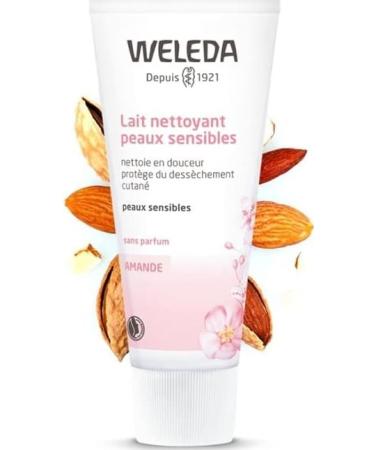 Weleda Cleansing Milk with Almond Sensitive Skin 75ml - Buy Online on SooperMarket.com