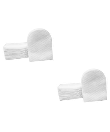 FRCOLOR 480 Pcs Organic Cotton Rounds Cotton Balls Jumbo Size Washable Makeup Pads Cotton Pads for Makeup Removal Facial Cotton Pads Facial Cleansing Pad Powder Puff Double Sided White