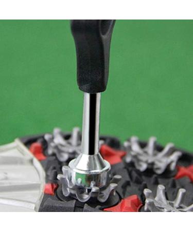 Yosoo Golf Spike Key | Premium Cleat Wrench for Adidas Golf Spikes | Stainless Steel Golf Tool | Ratchet Style Spike Remover - Buy Online on SooperMarket.com