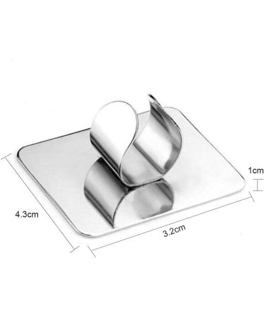 Tumnea Nail Mixed Palette - Stainless Steel Ring Manicure Tool | Eyeshadow Color Mixing Palette for Nail Polish & Foundation - Buy Online on SooperMarket.com