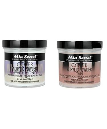 Mia Secret - COVER POWDER (WHITE PEONY + TAN) 4 oz