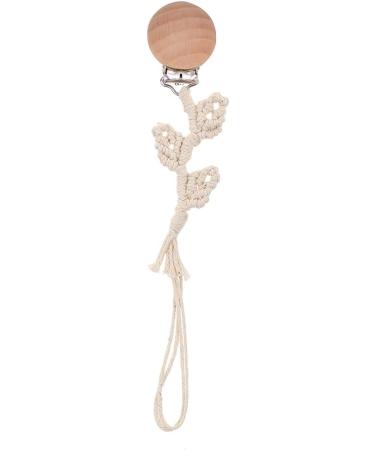 WT-DDJJK Baby Pacifier Chain Clip | Woven Cotton Rope Nipple Soother Holder - International Shipping - Buy Online on SooperMarket.com