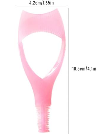 Dajidafu 3 in 1 Mascara Shield Portable False Natural Eyelashes Curler Applicator Guide Guard Upper and Lower Eye Lash Beauty Supplies - Buy Online on SooperMarket.com
