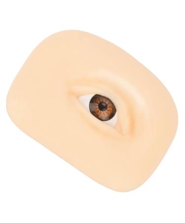 Mikinona Makeup Practice Skin Eye Makeup Fake Skin Makeup Practice Supply Skin Training Tool 6.9x5.2cm As Shown 2