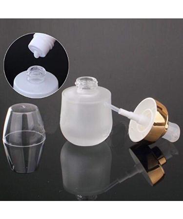 30ml Refillable Glass Containers - Empty Makeup Cosmetic Face Cream & Lotion Pump Bottles & Jars (2pcs) for Travel & Storage - Buy Online on SooperMarket.com