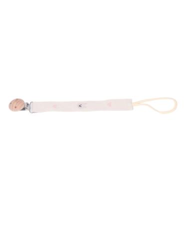 Pacifier Holder Strap. Easy to Wear Soft Pacifier Clip Prevents Babies From Detaching (Rabbit)
