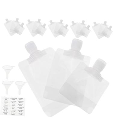 FOMIYES 5 Sets Flap Lotion Bag Shampoo Travel Container Spray Lotion Portable Spout Pouch Toiletry Lotion Pouch Dispenser Container Squeezable Bags Reusable Filling Bye Cream Clamshell - Buy Online on SooperMarket.com