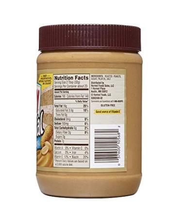 Skippy Natural Creamy Peanut Butter 26.5 oz - Smooth and Delicious - Buy Online on SooperMarket.com