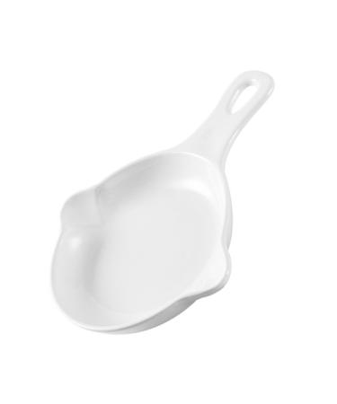 Zerodeko 1pc Baked Snails Snail Dish Escargot Serving Seafood Plate Server Dish Footed Plates Oyster Plates Ceramic Baking Lemon Plate Octopus Ceramics Kitchenware 21X16.4CM White