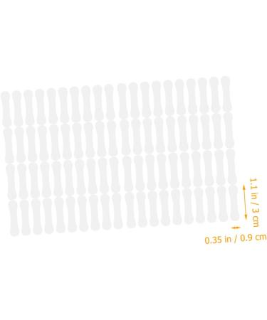 Baluue 80pcs V-type Lift Face Pasters Brow Lift Tape Temporary Bands Face Tape Synthetic Rubber 4.00X0.90X0.10CM Transparent - Buy Online on SooperMarket.com
