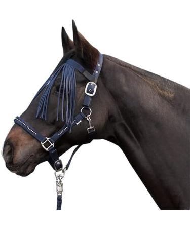 HKM 4057052397653 Anti-Fly-6900 Dark Blue Horses dark blue thoroughbred - Buy Online on SooperMarket.com