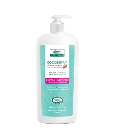 Aleva Naturals COCOBERRY Shampoo + Body Wash for Toddlers & Kids 480ml