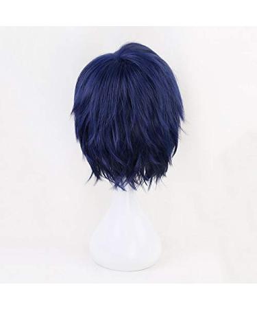 Tenya Iida Blue Short Wig - Cosplay Costume from Boku No Hero Academia | Heat Resistant Synthetic Hair for Men - Buy Online on SooperMarket.com