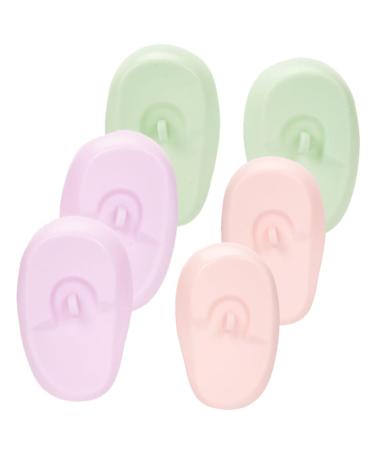 FRCOLOR 3 Pairs Ear Cover for Hairdressing Dyeing Ear Covers for Shower Ear Covers for Salon Ear Cover Protectors Ear Covers for Hair Coloring Ear Protectors Dedicated Silica Gel Hair Dye