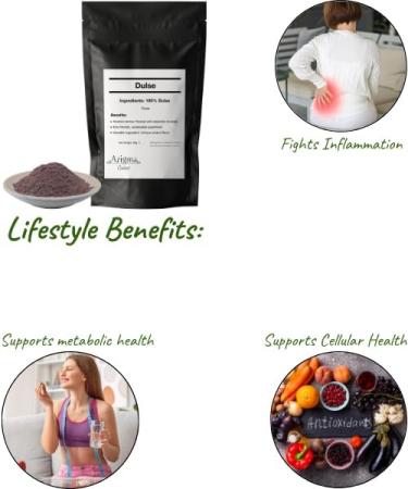 Premium Dried Dulse Powder 260g (9.2 oz) Nutrient-Rich Sea Vegetable for Culinary Use Sustainable and Eco-Friendly - Buy Online on SooperMarket.com