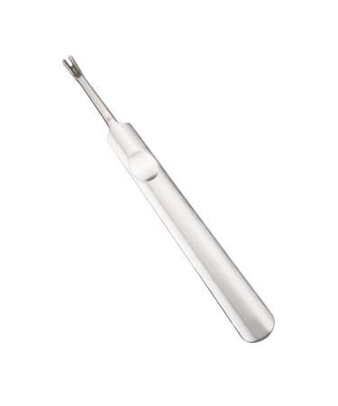 Nail Cleaner Nipper Stainless Nail Cuticle Pusher Manicure Tools Dead Skin Remover Nipper Nail Cuticle Fork Cuticle Cutter Remover for Manicure and Pedicure
