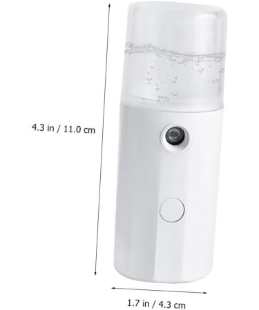 minkissy 1pc Hydrating Instrument Nano Facial Mister Cool Facial Mister Face Moisturizing Skin Humidifier Skin Moistener Steamer White Spray Abs - Buy Online on SooperMarket.com