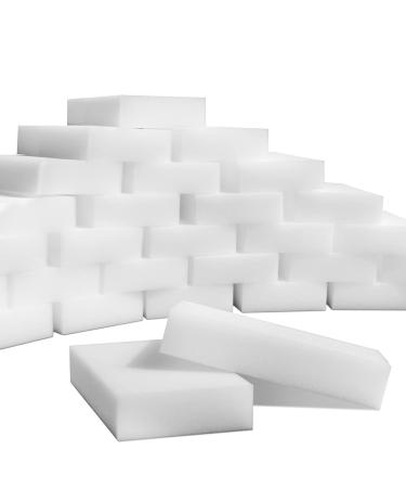 SmilePowo 100 Pack Magic Cleaning Sponges Eraser,Multi-Functional Premium Melamine Sponge Foam Cleaning Pads,Dish,Household Cleaning Sponge for Kitchen,Furniture,Bathroom(Universal Cleaner)