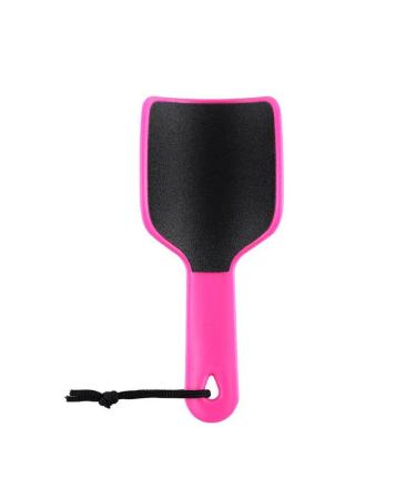 Dajidafu Foot File U Shaped Curved Callus Remover Groove Design Colossal Feet Scrubber Exfoliates Dead Body Home Beauty Rose Red