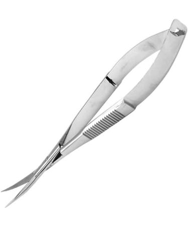 Micro Scissors Stainless Steel for Face Hair & Eyelashes | Curved Grafting Tool - Best International Shipping - Buy Online on SooperMarket.com
