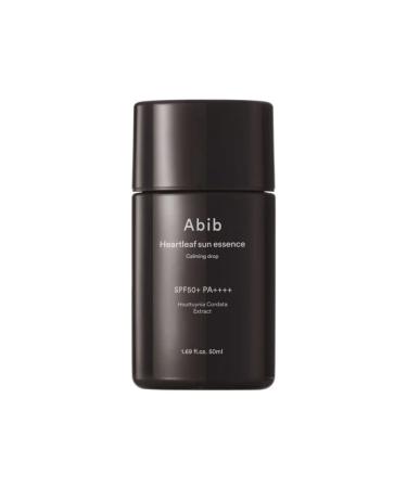 Abib Heartleaf Sun Essence Calming Drop 1.69 fl oz / 50ml I 2 in 1  SPF Essence to Sun Care  Calming Less Stress  Soothing Heartleaf Essence  Senstive Skin
