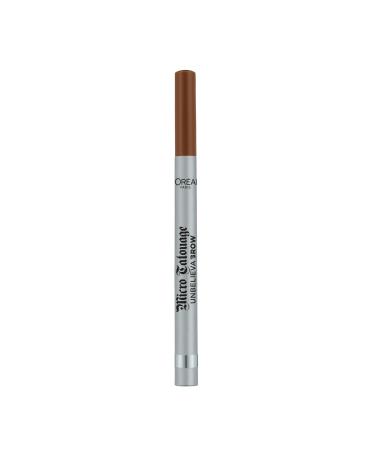 L'Or al Paris Unbelieva Brow Micro Tatouage 105 Brunette wiping felt pen with triple tip up to 24 hours stop microblading effect 5.0 light brunette 1 g (1 Pack)