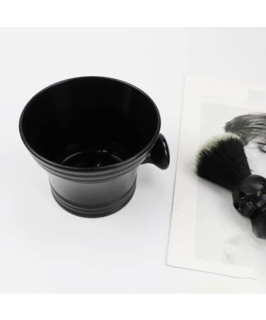 Beavorty Ceramic Shaving Bowl with Handle - Large Capacity Pottery Shaving Soap Cup for Men - Buy Online on SooperMarket.com