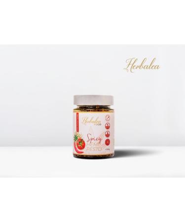 Herbalea Organic Hemp Pesto Chilli 150 g Vegan Organic - Buy Online on SooperMarket.com
