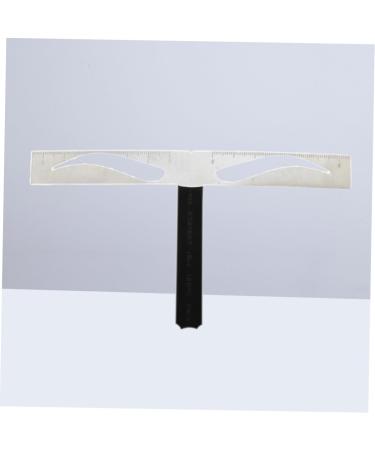 NOLITOY 3 Pcs Eyebrow Shaping Stencil Eyebrow Ruler Stencil Template Stainless Steel Positioning Ruler - Buy Online on SooperMarket.com