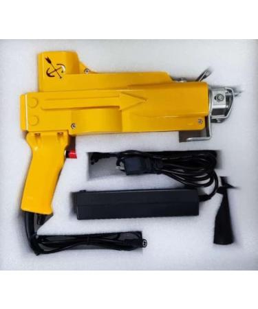 ZIOKOK Tufting Gun - 2-in-1 Electric Carpet Rug Weaving Machine Starter Kit - Yellow - Buy Online on SooperMarket.com