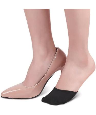 2 Pairs High Heel Silicone Shoe Cushion Pads for Forefoot Pain Relief - Women's Pedicure Socks for Calluses and Corns - Buy Online on SooperMarket.com