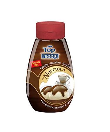 Fabbri 1905 - Mini -topping hazelnut |Topping sauce for coffee cocktails ice cream seam porridge pancakes and pastries |Fabbri Quality Made in Italy |Flavor: hazelnut Contents: 225g