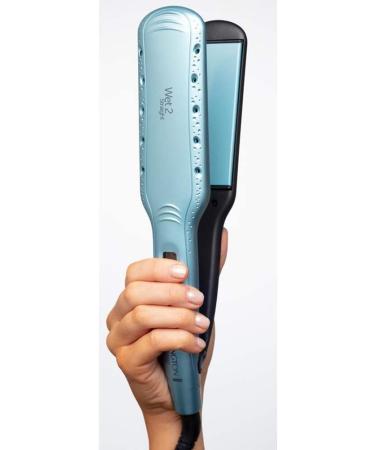 Remington Smooth Iron Wide Wet2Straight - Versatile Hair Straightener for Wet & Dry Use LCD Display 140-230 C Anti-Frizz Technology - Buy Online on SooperMarket.com