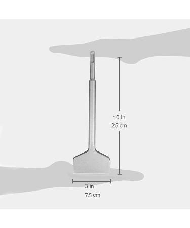 Firecore FS18310 SDS Plus 3x10 Tile Removal Chisel - 1Pcs | Wide Cranked Angled Design - Buy Online on SooperMarket.com
