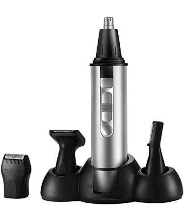4 in 1 Multifunctional Trimmer - USB Rechargeable Ear Nose & Eyebrow Hair Trimmer for Home Travel & Work Easy Cleansing & Compact Design - Buy Online on SooperMarket.com
