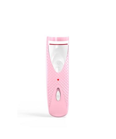 Dajidafu Eyelash Heated Curler Electric Long Lasting Eyelashes Clip Battery Operated Makeup Curling Gifts Beauty Accessories Pink
